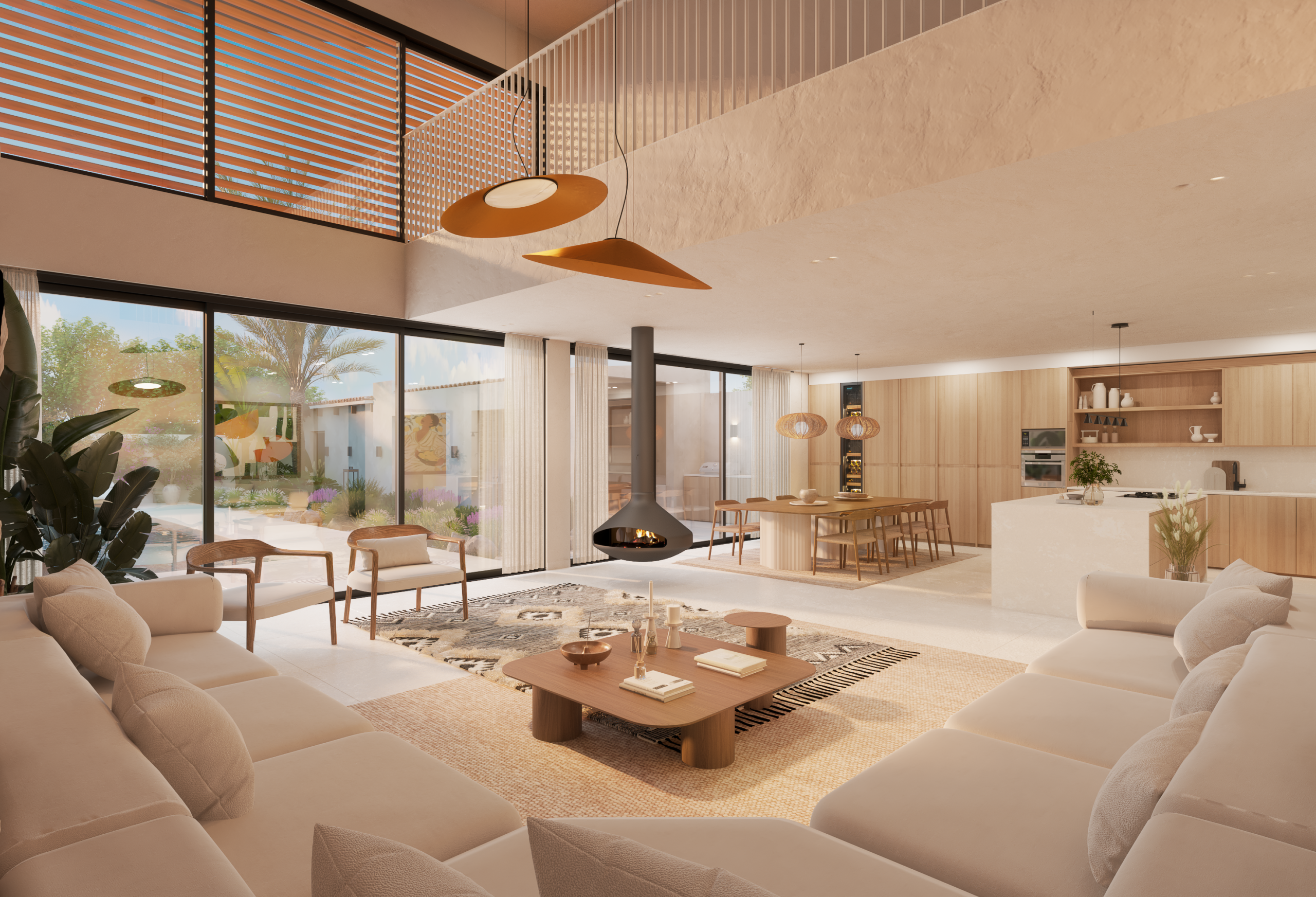 OBRA NUEVA 04 vivienda ramon llull estar cocina