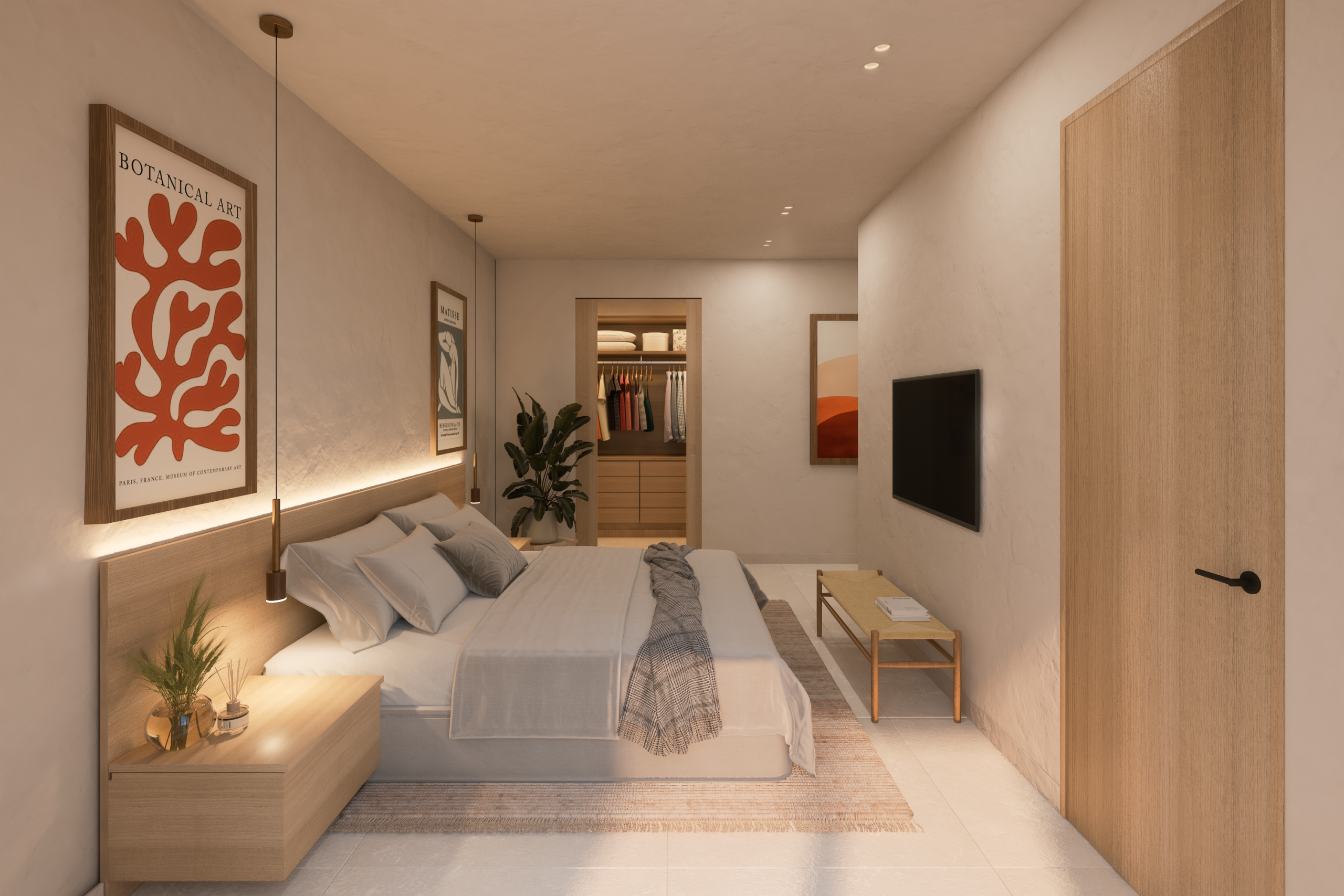 OBRA NUEVA 05 vivienda ramon llull dormitorio